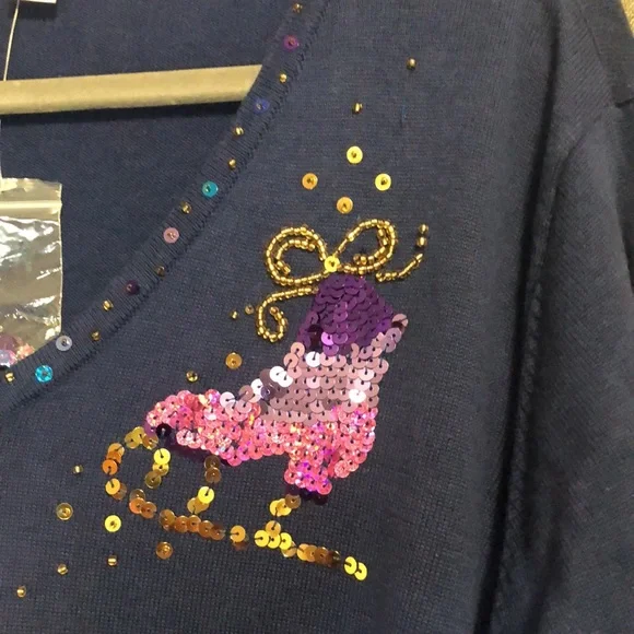 Christmas sweater size 2X NWOT - Picture 4 of 8